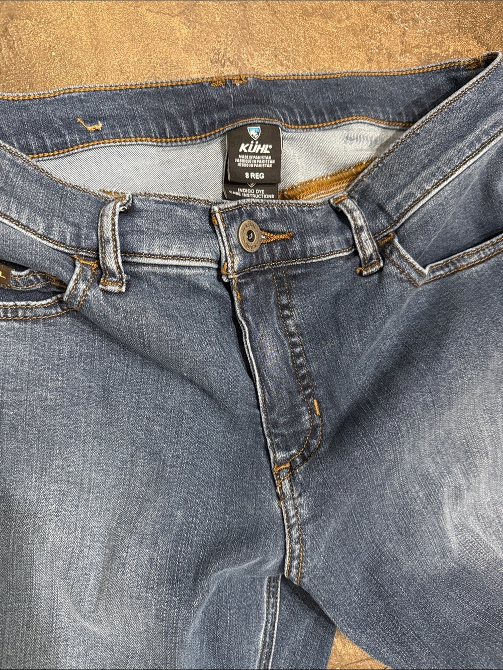 Kuhl women’s Straight Jeans in Indigo Blue